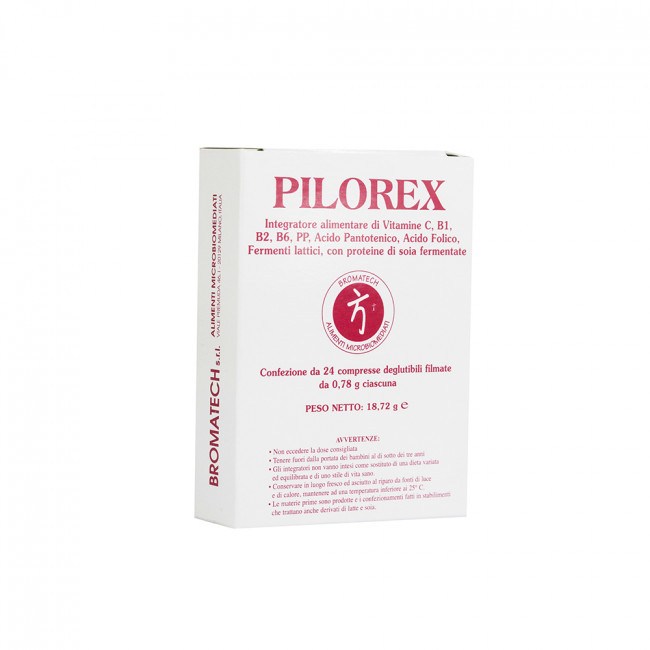 Pilorex Bromatech Integratore alimentare di vitamine. Per l’equilibrio della flora intestinale e le mucose.