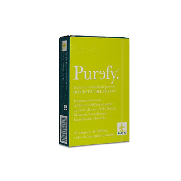 Purefy af nutrition un integratore alimentare per il benessere del fegato e del sangue.